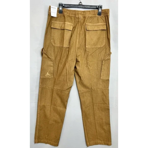 Nike Jordan Essentials Washed Chicago Pants FN6364-231‎ Brown Men's LARGE NWT